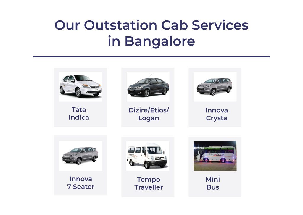 Our Outstation Cab Services in Bangalore