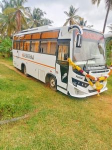 25 seater mini bus for rent Bangalore